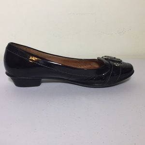 Sofft black leather  flats size 6.5 W